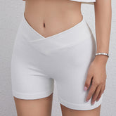 High Grade Thread High Elastic Tight V Waist Yoga Peach Hip Raise Slim Fit Running Exercise Shorts